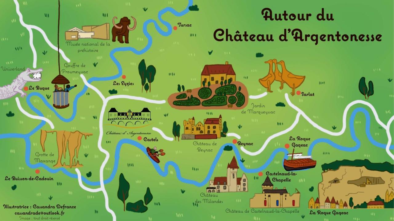 Château d'Argentonesse Castels Exterior foto